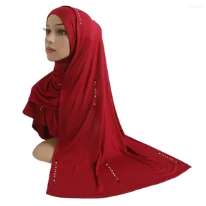 Etniska kläder Hijab Scarf Modal Cotton Mercerized Drilling Ladies Arab Turban Headwraps For Women