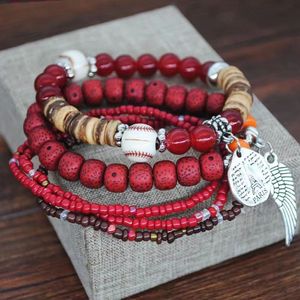 New women's bracelet Boho ethnic wind beach retro multi-layer fashion bracelet Korean version of jewelry bracelet bracelet bracelet for women