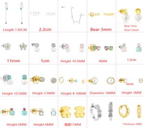 Fahmi 2022 Ny stil 100% 925 Sterling Silver Sweet Bear Trend Fashion Ladies Beauul Classic Earrings Jewelry Factory Direct Wholesale2435854