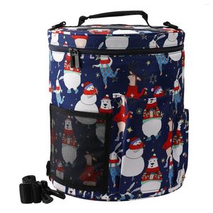 Storage Bags Durable Knitting Bag Sewing Craft Yarn For Tools Crochet Hook