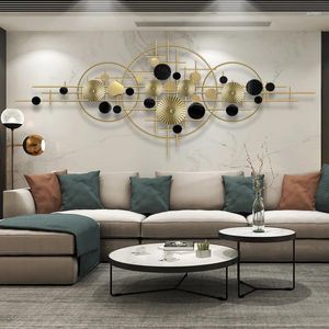 Decorative Figurines Sofa Metal Background Wall Pendant Bedroom Home Decoration Wrought Iron