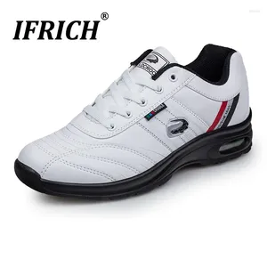 Casual Shoes Men's Running Sport Athletic Sneakers Man Walking Gym Waterproof Leather Brand Cushion Training Tennis Golf