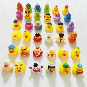 Baby Bath Toys 5-20Pcs Rubber Duck Bulk Assorted Duck Bath Toys Kids Birthday Gifts Baby Shower Party Gifts Cake Decorations