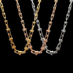 Hiphop Fashion T-letter HardWear Small Wrap link bracelet Yellow Gold lock and ball pendant necklace shiny earring Sweater chain Rock Designer Jewelry