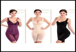 drop m6xl women seamless full body shaper waist underbust cincher suit control firm tummy beige black purple drop9919475