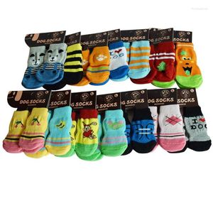 Dog Apparel Stylish Cute Non-slip Durable Reusable Socks For Small Dogs Pet Shoes Trendy Indoor And Outdoor Protective