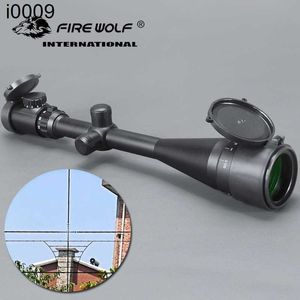 Oryginalny AOEG 6-24x50 RiflesCope Hunting Optics Scope Regulowany luneta światła taktyczna z 20 11 mm szynami