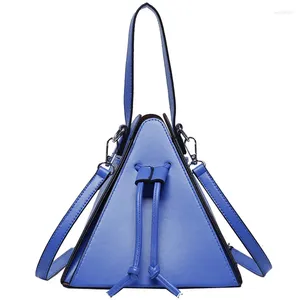 Sacchetti da sera triangolo piccolo tote pudro in pelle borsetta 2024 forma speciale forma donna donna a tracolla messenger