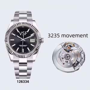 Utvärderad som rengöring VSF 3235 Movement Blue Mechanical Watch for Men