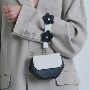 Torba mody kwiaty kobiety torebka mini łańcucha torby klapki panie crossbody ramię małe portfele ze sprzęgłem 2024