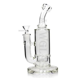 DAB Rig 10 gebogener Hals dick klarer Perkolator Shisha Becherglas Rauchen Wasserrohr Shisha mit Schalen