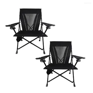 Camp Furniture XXL Dual Lock Portable Camping Chair - Stöder upp till 400 kg mångsidiga vikbara sportmatta