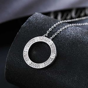 High Quality Luxury Necklace Cartter Fashionable circular necklace with new personalized design elegant and novel temperament fashionable gifts for couples