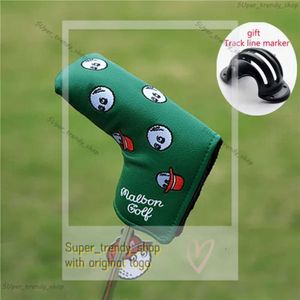 Designer Malbon Golf Andra golfprodukter Golf Wood headcover för förare Fairwayhybrid Utilityputter Cover med magneticty peblademallet putters 226