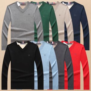 Флисовый свитер мужской дизайнерский дизайнерский модный длинный винтажный рукав с вышивкой парой свитера осень свободный пулвер.