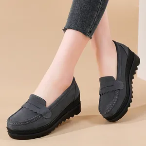 Scarpe casual Spring Women Platform Platform Moca