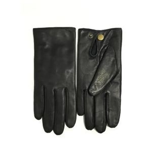 Winter Gloves Men Women Genuine Leather Gloves Touch Screen Black Real Sheepskin Velvet Lining Warm Driving Gloves New