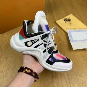 Модные мужчины платформы Archlight Sneakers расширенное качество пары Arch Arch Bridge Space Shoe Top Designer Runners Trainers Размер 35-40