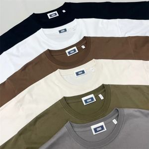 SS flockade box kith fw t-shirt män kvinnor 1 1 hög kvalitet överdimensionerad t-shirt tee toppar kort ärm y2k 240420