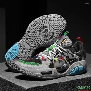 Basketballschuhe Top-Qualität für Männer leichter Polster von Sport im Freien im Freien, nicht gleitsame athietische atmungsaktive Mesh-Maschen-Turnschuhe im Freien