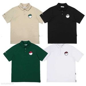 Ubrania golfowe koszule polo Korea designer Malbons Tshirt mężczyzn Kobiet T Shirt American Trendy Streetwear Botton Tees krótkie rękawy Sport biznesowy 2024 Rozmiar M-XXL