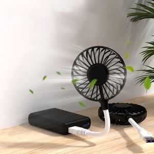 Kleiner inline stiller Bürotisch Kleiner Fan USB-Fan-Büro-Fan cooler Sommer tragbarer Lüfter USB wiederaufladbar