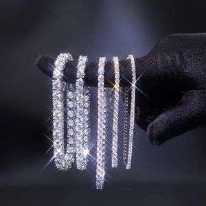 Hot-sale 2 to 6.5 Mm Tennis Diamond Chain Necklace Bracelet S925 Silver Vvs Moissanite Link Fine Jewelry for Men Women