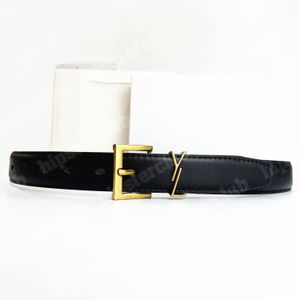 Designer Damengürtel S Buckle Crocodile geprägte Leder -Leder -Quadratschnalle Schmaler Taillengürtel 3 cm 2 cm Breite Männer Cnosme Womens Bund Cintura -Decken mit Kasten