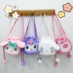 Cartoon Toy Three. Liou Plush Doll Bag Cute Jade Gui Shoulder Bag Soft Cute Devil Kuromi Straddle Bag