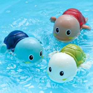 Baby Bath Toys New Summer Bathroom Bath Shower Baby Clockwork Swimming Children Play Water Cute Little Duck Bathing Bathtub Toys For Kid Gifts