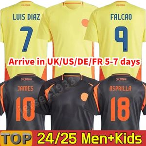 24 25 Colômbia James Soccer Jerseys Kit Kit Columbia A camisa de futebol da equipe nacional de columbia