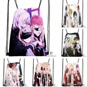 Shishstring Custom Diabolik Lovers 3 Сумка для мужчины женщина милая дневная упаковка Дети Сатчел (черная спина) 31x40см#180531-01-41