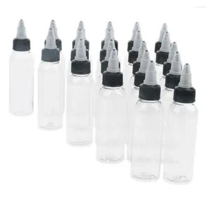 Storage Bottles 20 Pcs Empty Plastic Squeeze With Twist Cap For Ink Liquid Painting Glue Leak Proof