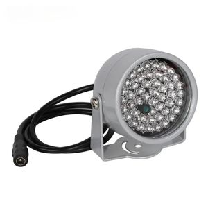 CCTV LED赤外線照明子48 PCS IR LED NIGHTIP66 IP66赤外線CCTV CCTVカメラ用のライトメタルウォータープルーフ