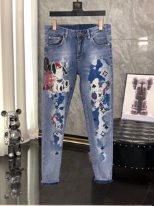 Bahar Denim Yaz Denim Rock and Roll Jeans Caz Kıyamet İnek Pan Tırmanma Denim Jungle Denim Avrupa ve Amerikan marka kot pantolon