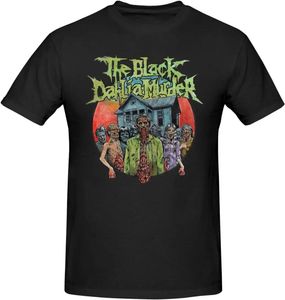 Черная группа Dahlia Murder Shirt Shirt Mens Crew Seck Футболка универсальная короткая рукава топ Black 240426