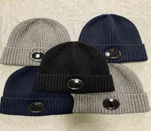 Beanieskull Caps Ball Caps Classic Winterhut gerippte Strick Objektiv