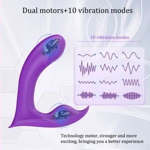 Vibrator For Women Vaginal Clitoris Stimulator G Spot Massager Wearable Finger Wiggling Dildo Female Adult Sex Toys 240423