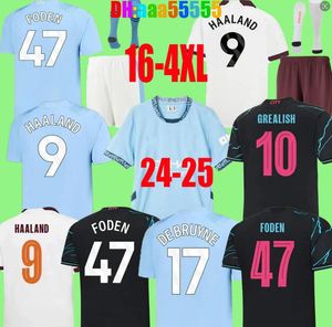 2023 2024 25 DE BRUYNE HAALAND Soccer Jerseys FODEN GREALISH MAHREZ MANs cities football shirt BERNARDO PHILLIPS RODRIGO 23 24 4TH YTIC NAM Man Kids New Year Special