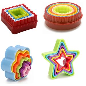 Stampi 1 set di cookie cutter torta stampo stampo per cucciolo di plastica cucciolo di fondente strumenti fai -da -te strumento da forno da cucina da cucina