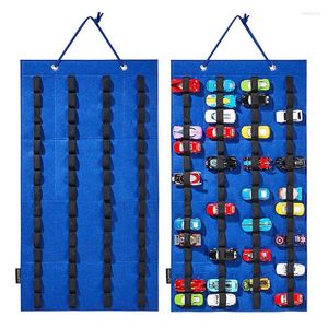 Storage Bags Hanging Organizer For Wall Mount Display Case Large Capacity Box Toy Cars Kids Gift