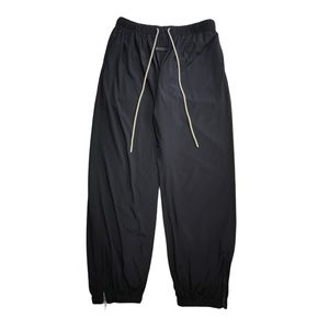 24ss Fashion USA USA MABILE Small silicone Pantaloni di nylon oversize Pantaloni da jogger elastico trasparente elastico