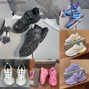 30 مصمم نسائي أحذية الأحذية المسار 3 Balencigaas Sneakers Balanciagalies المدربين الفاخرين الثلاثي الأسود الأسود أبيض اللون الأزرق البرتقالي الأصفر الأخضر Gomma المسارات Tgbo