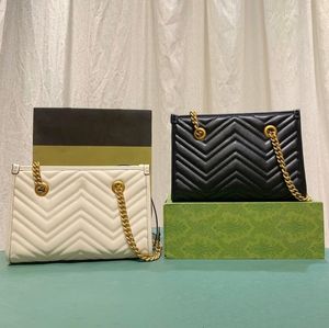 Designer Mulheres Bolsa Bolsa de Couro Genuíno Mulheres Mulheres Ripple Bolsa Senhoras da Cadeia de Cadeia de Cadeia Bolsa de Compras