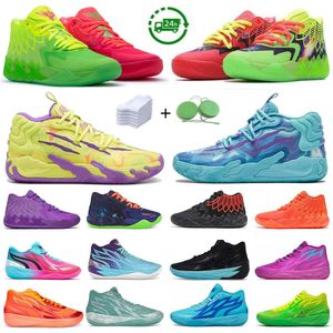 1.0 2.0 3.0 Men Shoes de basquete designer Rick e Morty Spark Toxic Iridescente sussurra Blue Hive Multi-Color Fire Red Triple White Man Trainers Sports Sports