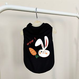 Pet Spring Summer New Animal Cartoon Print Vest Cat/dog Small and Medium-sized Comfortable Breathable Clothing Tops