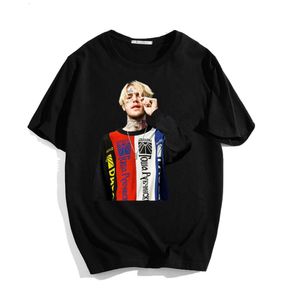 Rapsångare Lille Pip Lil Peep Tryckt Top Casual Loose T-shirt för män