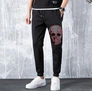 Herrbyxor 2024 Herrkläder Slim Long Men Sweatpants Fashion Sporting Brand Drill