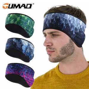 Safety Warm EarCover Sweatband Thermal Fleece Headband Fitness Bicycle Running Yoga Gym Sport Men Women Head Bandage Hair Sweat Band