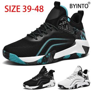 Basketballschuhe große Größe 39-48 High Top Spike machen Sound Männer atmungsaktives Mesh männliche Sport-Sneaker Nicht-Schlupfstiefel Tenis Maskulino